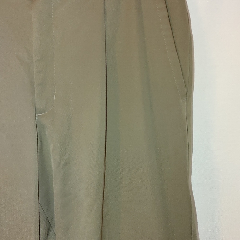 Nike Golf Pleated Cuffed Trouser Pants Olive‎ 2008 36 32 y2k - Picture 4 of 9